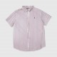 Polo Ralph Lauren Ανδρικό Πουκάμισο Ριγέ Μωβ / Λευκό / Pre-Owned